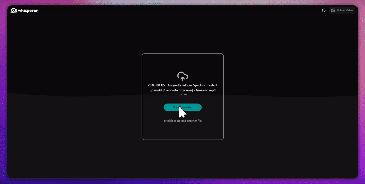 Open Whisperer Screenshot